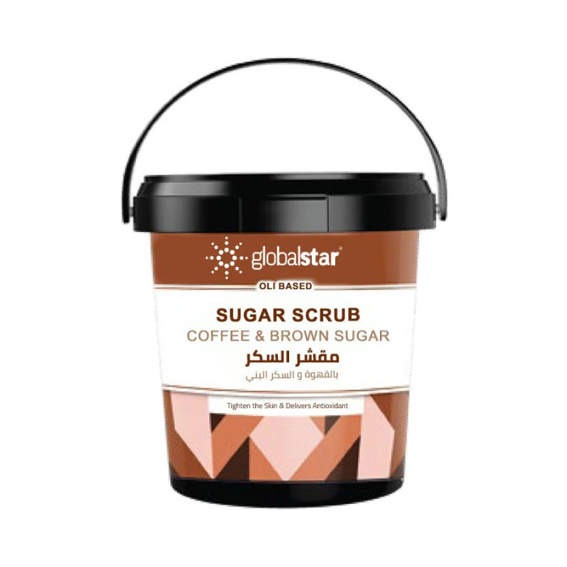 جلوبال ستار - مقشر السكر بالقهوة والسكر البني 600 مل
